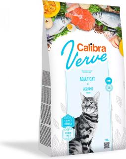 Calibra Cat Verve GF Adult Herring 3,5kg (Pro dospělé kočky, s čerstvým masem ze sleďě a lososa.)