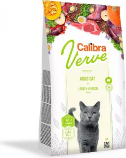 Calibra Cat Verve GF Adult LambVenison 8+ 3,5kg (Pro dospělé kočky od 8let, s jehněčím masem a zvěřinou)