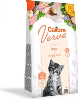 Calibra Cat Verve GF Kitten ChickenTurkey 3,5kg (Pro koťata, s kuřecím a krůtím masem. )