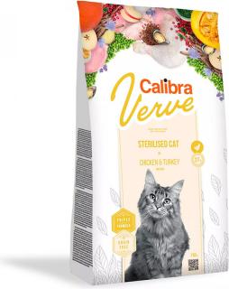 Calibra Cat Verve GF Sterilised ChickenTurkey 3,5kg (Pro kastrované dospělé kočky, s drůbežím a krůtím masem. )