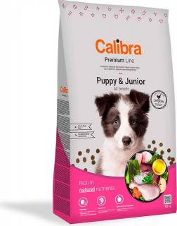 Calibra dog Premium Line PUPPY  JUNIOR 12kg (Kompletní krmivo pro štěňata, mladé psy, březí a kojící feny.)