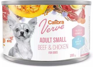 Calibra Dog Verve GF Adult Small BeefChick 200g (Konzerva hovězí s kuřetem pro dospělé psy malých plemen.)