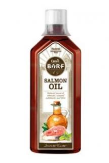 Canvit BARF Salmon Oil 0,5l (Rybí olej z Norského lososa pro zdravou kůži, lesklou a hustou srst a bezbolestné klouby.)