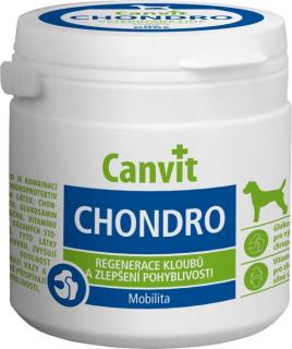 Canvit Chondro pro psy 100g (Kompletní přípravek pro psy do 25 kg na prevenci pohybových a růstových problémů.)