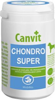 Canvit Chondro Super pro psy 230g (Přípravek vhodný pro psy nad 25 kg v zátěži, při poruše pohybového aparátu a zmírnění boletí.)