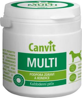 Canvit Multi pro psy 100g (Vitamíny pro správný vývoj štěňat a mladých psů včetně podpory jejich zdárnou mozkovou činnost.)