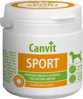 Canvit Sport pro psy 100g (Doplněk stravy pro aktivní psy na udržení a obnovu správné kondice nejen svalů, šlach a kloubů.)
