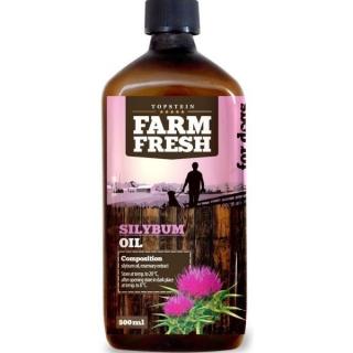 Farm Fresh Silybum Oil Ostropestřecový olej 200 ml (Panenský, za studena lisovaný, v potravinářské kvalitě. Ostropestřecový olej nejvyšší kavality.)