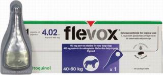 Flevox Spot-On Dog XL 402 mg sol 1x4,02 ml (Antiparazitární spot pro psy o hmotnosti 40-60kg.)