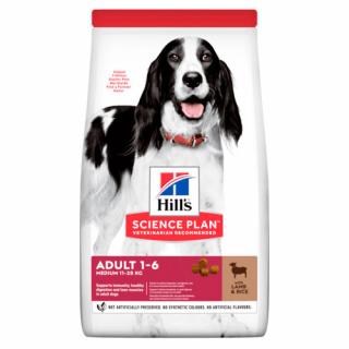 Hill's Ca SP Adult Medium Lamb and Rice 14kg (Pro dospělé psy středních plemen - jehněčí s rýží. )