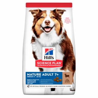 Hill's Ca SP Mature Adult 7+ Medium Lamb and Rice 14kg (Pro stárnoucí psy středních plemen - jehněčí s rýží.)