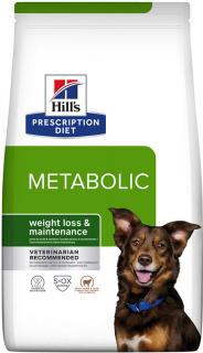 Hill's Canine Dry Adult PD Metabolic Lamb 1,5kg (Veterinární dieta pomáhající psům rychle snížit hmotnost.)