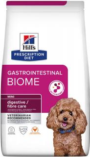 Hill's Canine PD GI Biome Dry Mini 1kg (Veterinární dieta s vysokým obsahem vlákniny. Pomáhá upravit řídkou stolici během 24 hodin a snižuje riziko recidivy. Pro malá plemena. )