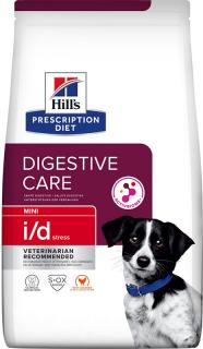 Hill's Canine PD I/D Dry Stress Mini 1kg (Dieta pomáhající zvládat chování související se stresem u psů do 14 kg, včetně poruch trávení.)