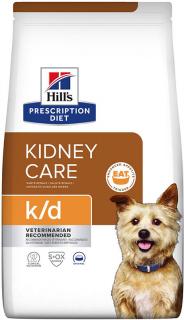 Hill's Canine PD K/D Dry 12kg (Veterinární dieta podporující funci ledvin a delší a kvalitnější život.)