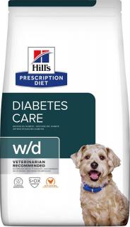 Hill's Canine PD W/D Dry 4kg (Veterinární dietapomáhající zvládat diabetes.)