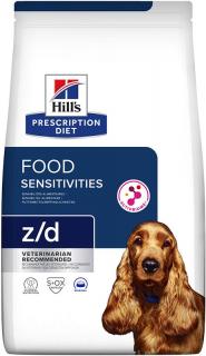 Hill's Canine PD Z/D Dry Ultra Alergen Free 10kg (Veterinární dieta omezující příznaky kožních a trávicích problémů způsobených intolerancemi na krmivo.)