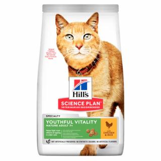 Hill's Fe SP Adult 7+ Youthfull Vitality Chicken 7kg (Pro stárnoucí kočky - s kuřecím. )