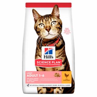 Hill's Fe SP Adult Light Chicken 1,5kg (Pro dospělé kočky se sklonem k nadváze - s kuřecím. )
