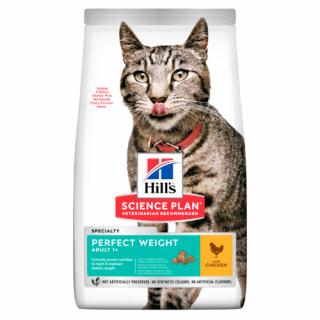 Hill's Fe SP Adult Perfect Weight Chicken 7kg (Pro dospělé kočky s potřebou kontroly hmotnosti - s kuřecím. )
