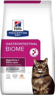 Hill's Feline PD GI Biome Dry 3kg (Veterinární dieta s vysokým obsahem vlákniny. Podporuje pravidelnou zdravou stolici během 24 hodin a pomáhá snižovat riziko recidivy. )