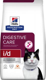 Hill's Feline PD I/D Dry 400g (Veterinární dieta vyživující střevní mikrobiom a pomáhající zmírnit trávicí potíže.)