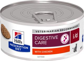 Hill's Feline PD I/D konz. 156g (Veterinární dieta vyživující střevní mikrobiom a pomáhající zmírnit trávicí potíže. Konzerva. )