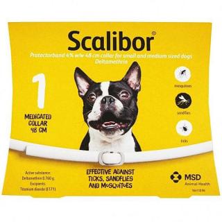 INTERVET Scalibor antiparazitní obojek 48cm (Antiparazitární obojek k ochraně psů před blechami, klíšťaty, komáry a pakomáry.)