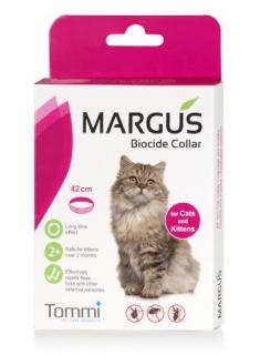 Margus Biocide antiparazitární obojek kočka 42cm (Biocidní obojek proti vnějším parazitům pro kočky. Přírodní.)