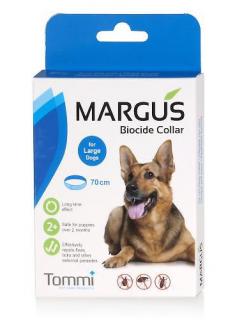 Margus Biocide antiparazitární obojek pes L 70cm (Biocidní obojek proti vnějším parazitům pro velké psy. Přírodní.)