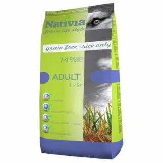 Nativia Dog Adult 15kg (Kompletní krmivo pro dospělé psy všech plemen od 1 do 9 let.)