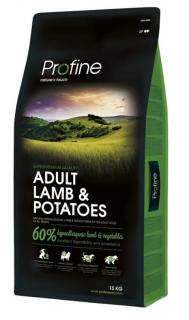 Profine Adult Lamb  Potatoes 15kg (60% jehněčího masa a brambor pro dospělé psy středních plemen.)