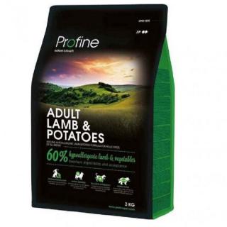 Profine Adult Lamb  Potatoes 3kg (60% jehněčího masa a brambor pro dospělé psy středních plemen.)