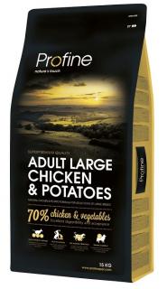 Profine Adult Large Breed Chicken  Potatoes 15kg (70% kuřecího masa a brambor pro dospělé psy velkých plemen.)