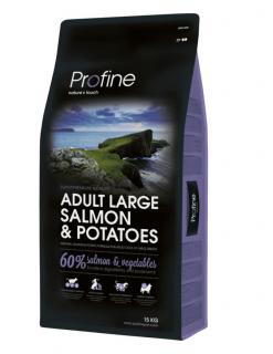 Profine Adult Large Breed Salmon  Potatoes 15kg (60% lososa a brambor pro dospělé psy velkých plemen.)