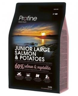 Profine Junior Large Breed Salmon  Potatoes 3kg (60% lososa a brambor pro štěňata a mladé psy velkých plemen.)