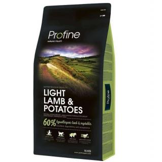 Profine Light Lamb  Potatoes 15kg (60% jehněčího masa a brambor pro dospělé psy se sklonem k nadváze.)