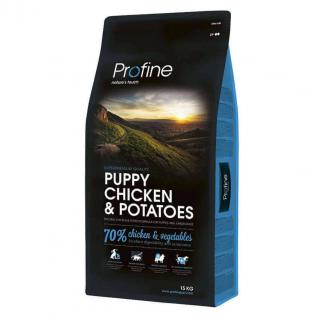 Profine Puppy Chicken  Potatoes 15kg (70% kuřecího masa a brambor pro štěňata a mladé psy.)