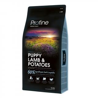 Profine Puppy Lamb  Potatoes 15kg (60% kuřecího masa a brambor pro štěňata a mladé psy. Vhodné i pro citlivé psy.)