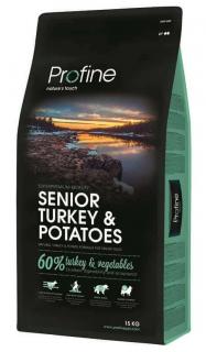 Profine Senior Turkey  Potatoes 15kg (60% krůtího masa a brambor pro seniory.)