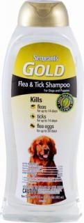 Sergeant´s Gold Flea and Tick Shampoo - 532ml (Luxusní vysoce účinný antiparazitární šampon pro psy a štěňata.)