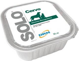 Solo Cervo ( 100% jelen ) - vanička 100g (Mono-proteinová výživa pro psy a kočky.)