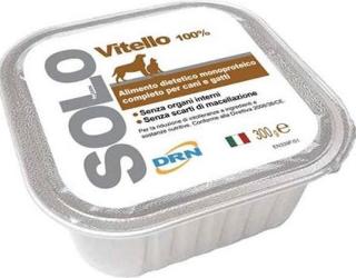 Solo Vitello ( 100% telecí ) - vanička 100g (Mono-proteinová výživa pro psy a kočky.)