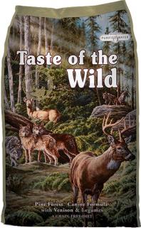 Taste of the Wild Pine Forest 12,2kg (Kompletní krmivo se zvěřinou pro dospělé psy všech plemen.)