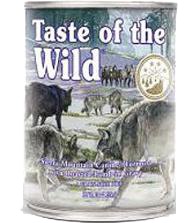 Taste of the Wild Sierra Mountain konzerva 375g (Konzerva Sierra z reálného jehněčího masa.)