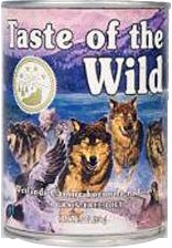 Taste of the Wild Wetlands Wild Fowl konzerva 375g (Konzerva pro psy Wetlands z relné kachny, křepelky a uzené krůty.)
