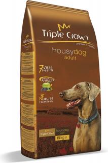 Triple Crown Dog Housy 15kg (Kompletní prémiové krmivo s drůbežím masem a rýží pro dospělé psy všech plemen.)