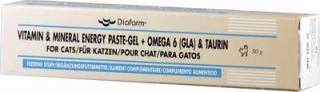VitaminMineral Energy Paste-Gel + Omega 6  Taurin for Cat - 50g (Zdroj energie pro koťata, březí, kojící kočky a pro nemocné kočky.)