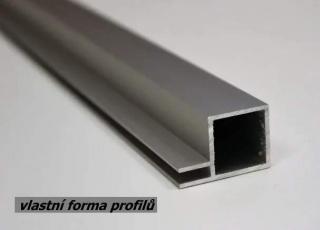 HLINÍKOVÝ PROFIL HPU1 20x20x1,5mm STŘÍBRNÝ ELOX