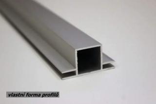 HLINÍKOVÝ PROFIL HPU2 20x20x1,5mm STŘÍBRNÝ ELOX
